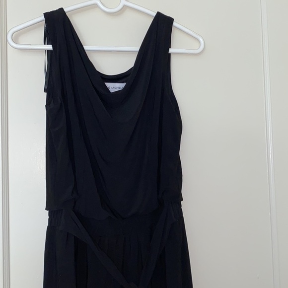 emma and michele black romper with belt size: S - Picture 2 of 8